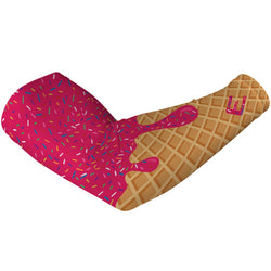 Collection of Neoprene swim diaper with pink ice cream cone design on a white background in a gallery layout