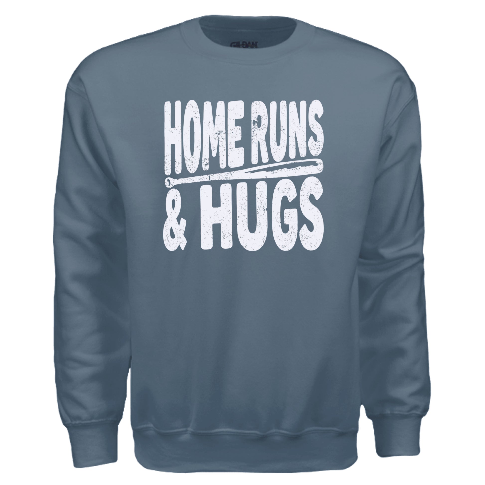 INDIGO BLUE home runs and hugs baseball mom sweatshirt 