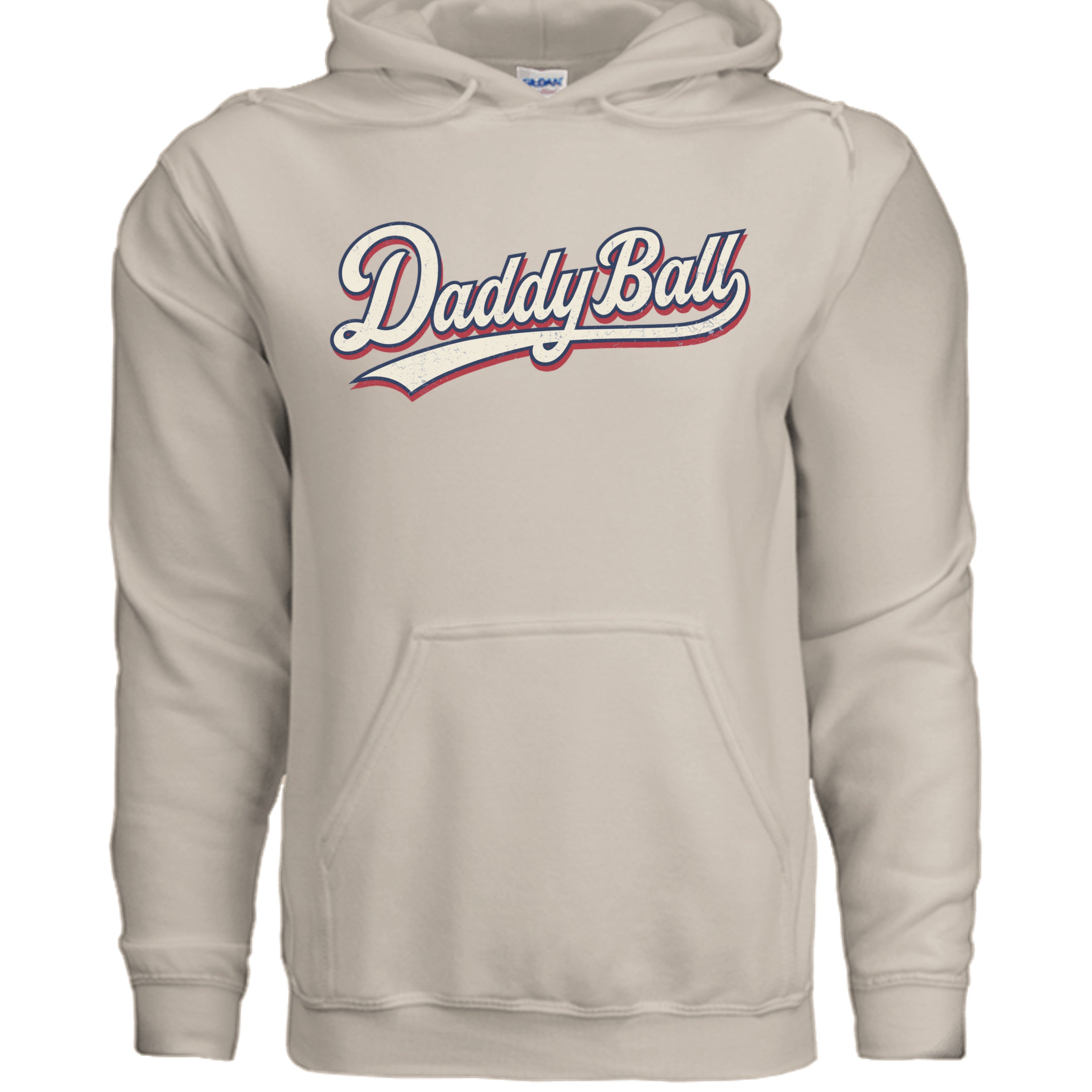 Collection of SAND daddy ball hoodie design in a gallery layout