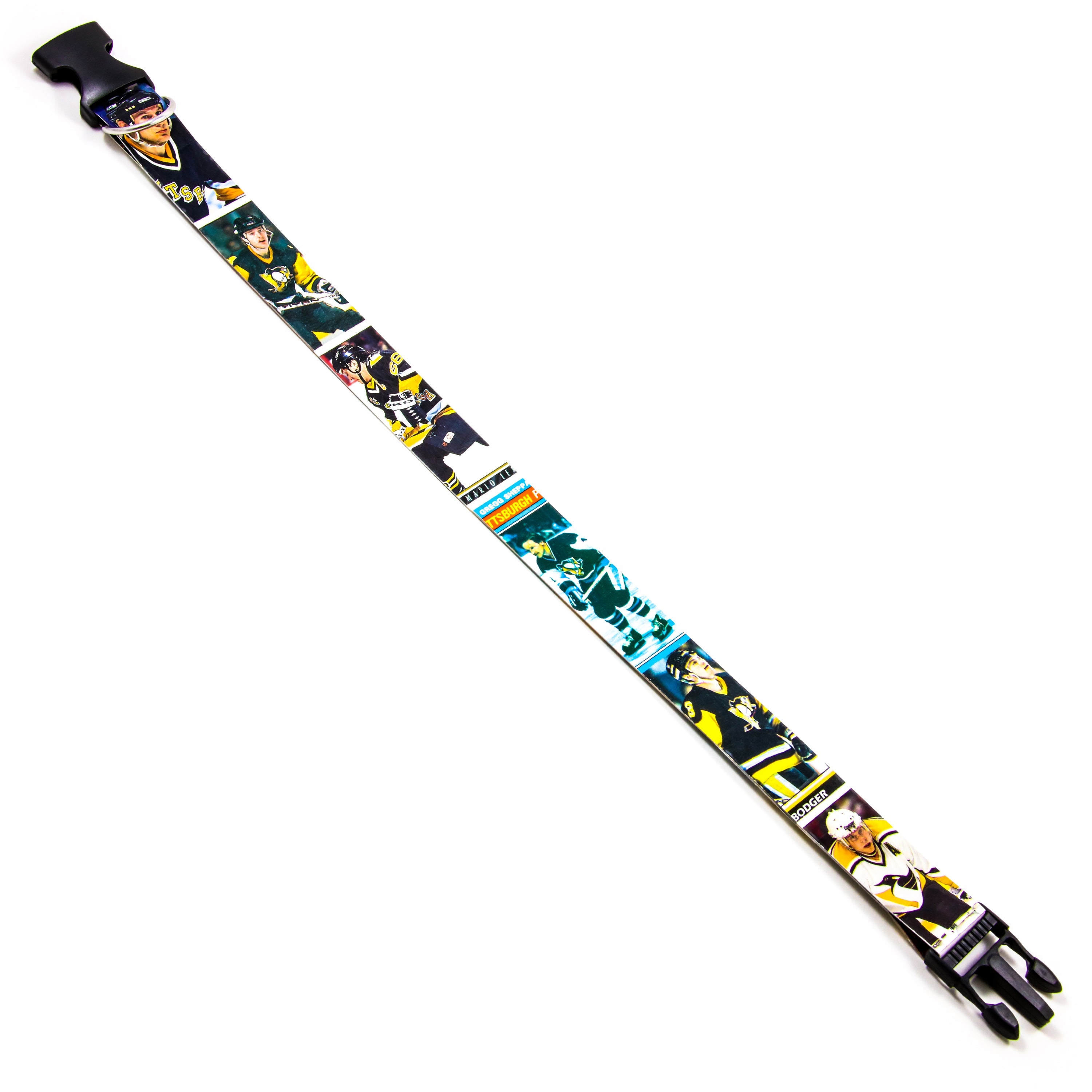 Collection of Hockey Card Dog Collars in a gallery layout