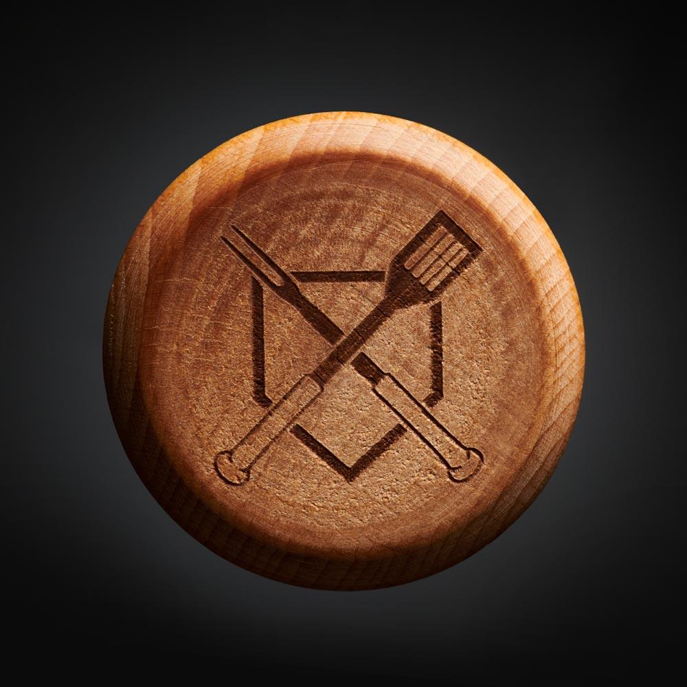 Collection of "BRUSHBACK" Grill Scraper in a gallery layout