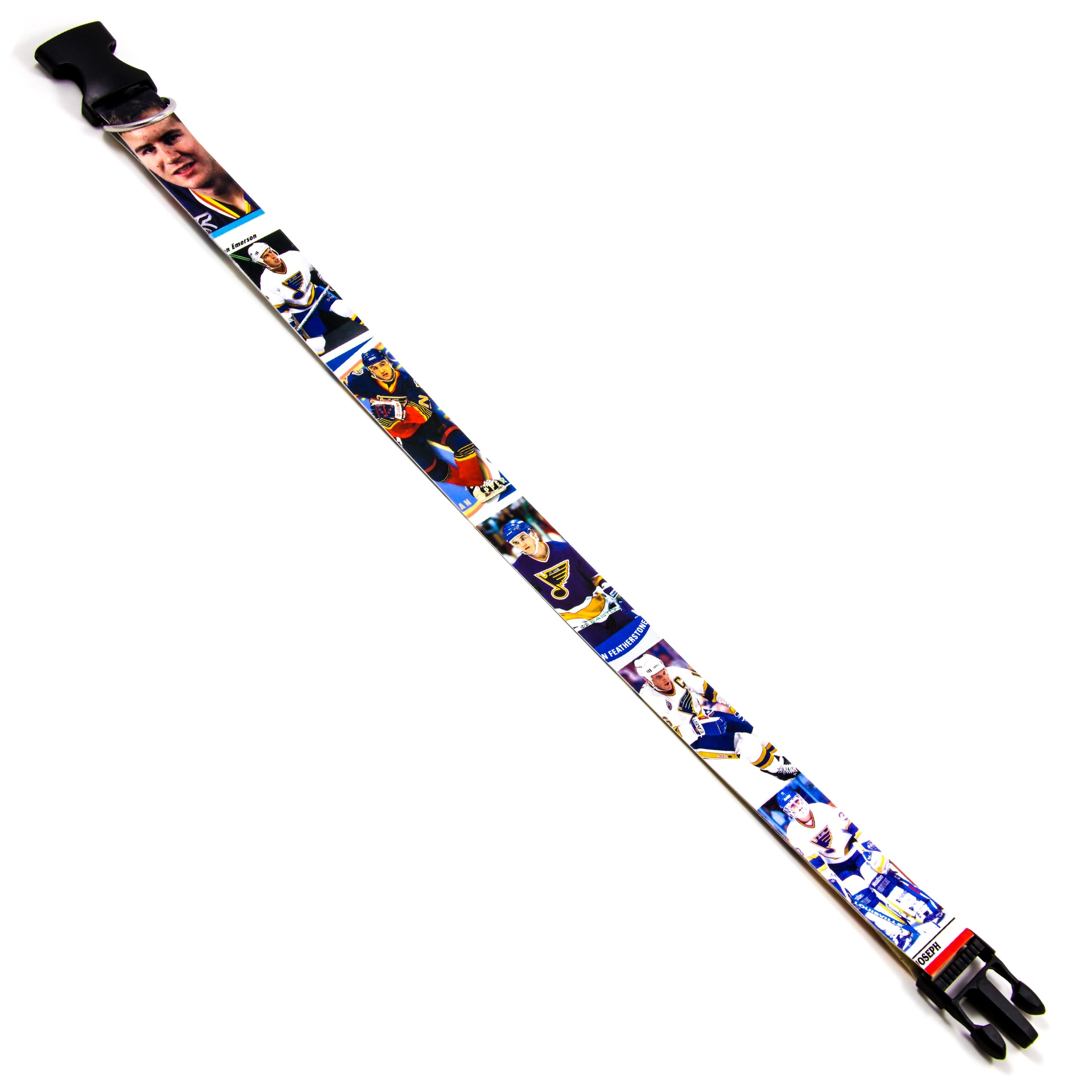 Collection of Hockey Card Dog Collars in a gallery layout
