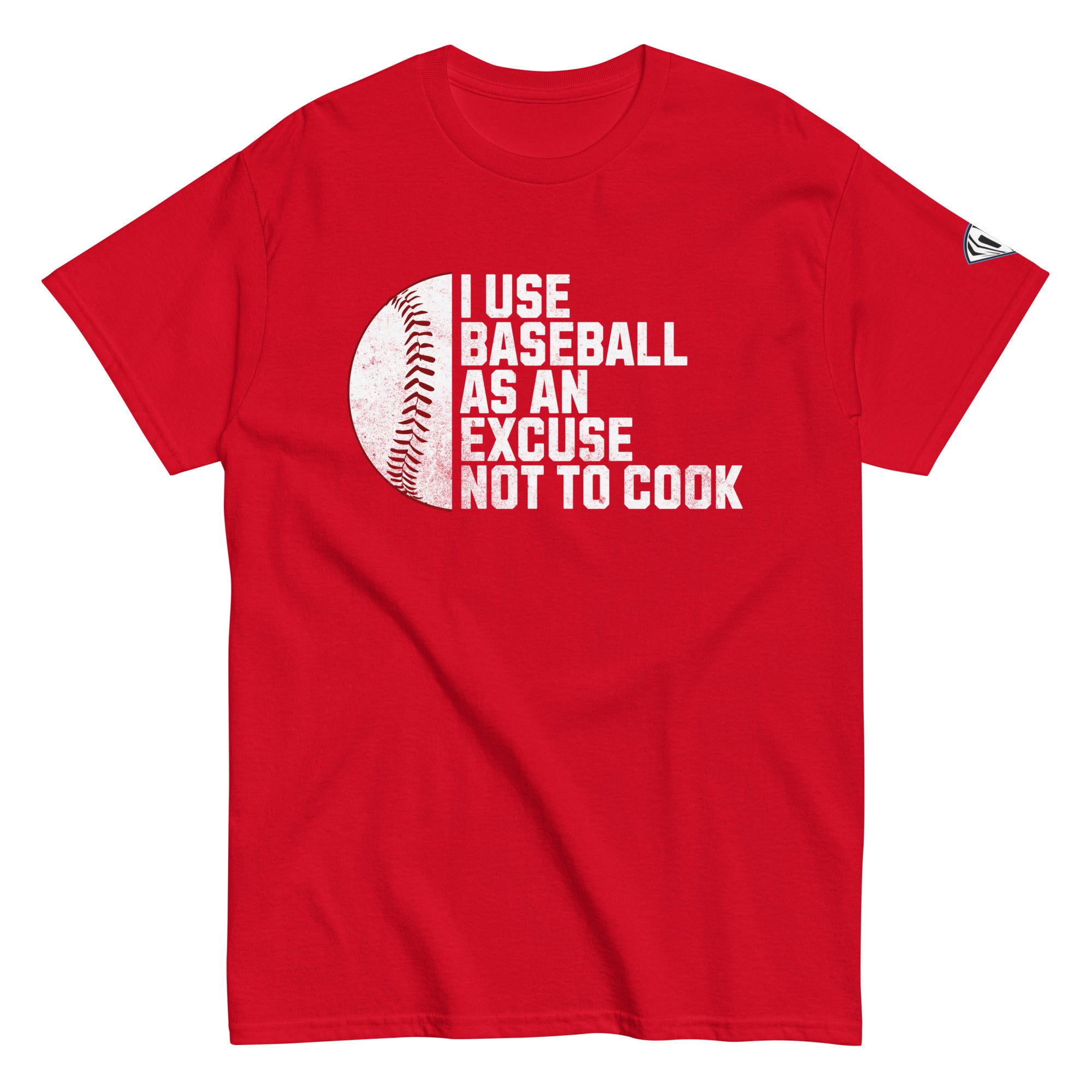 Collection of Baseball Is My Excuse Not To Cook T-Shirt in a gallery layout