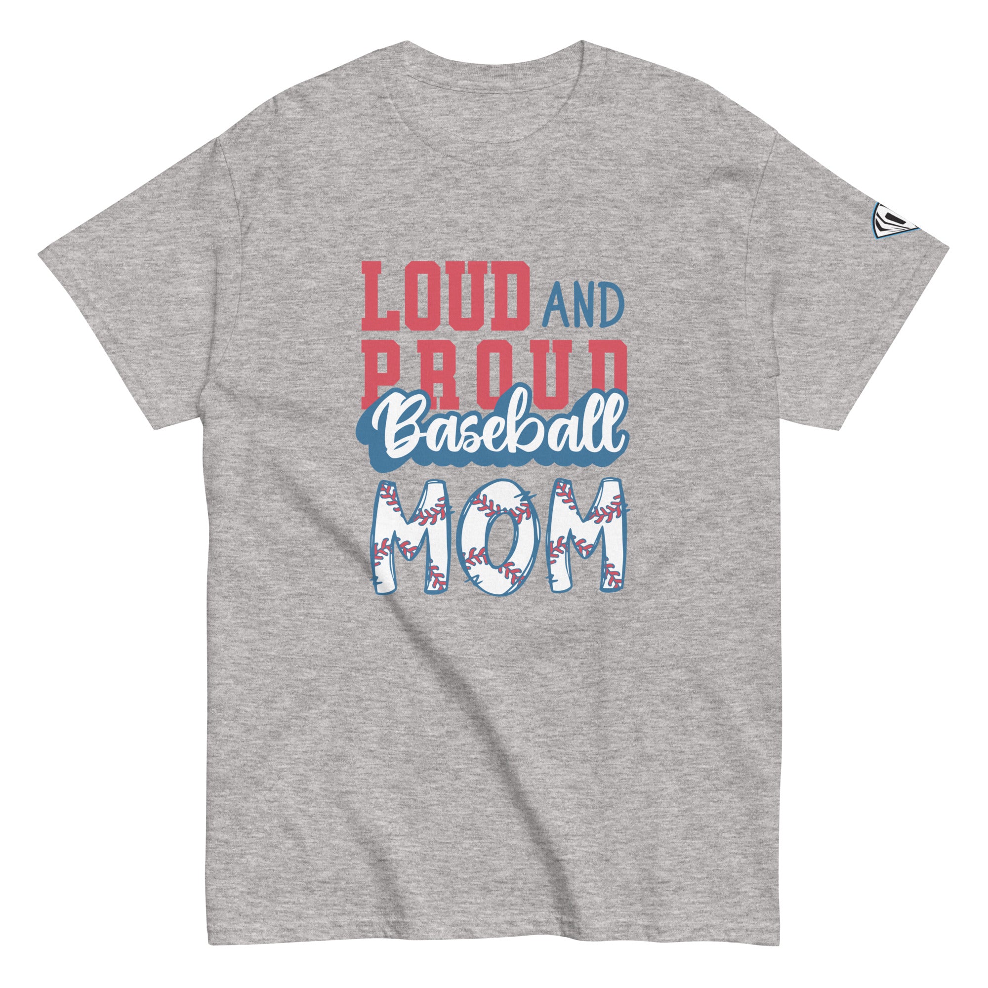 Collection of Loud And Proud Baseball Mom T-Shirt in a gallery layout