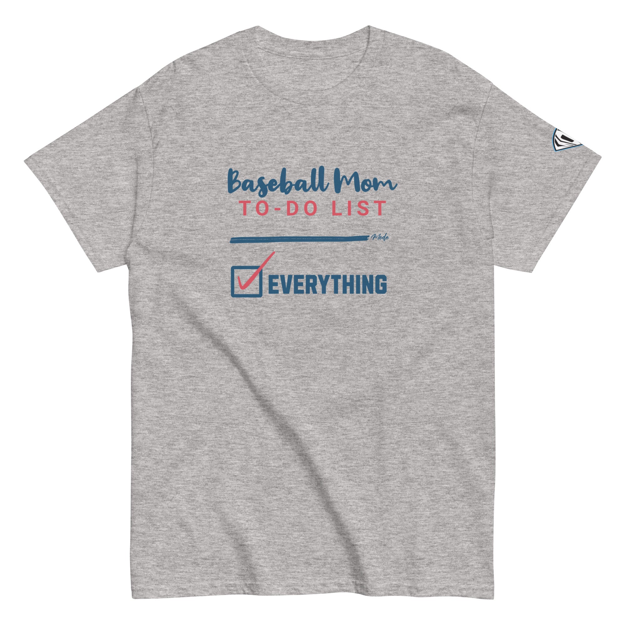 Collection of Baseball Mom To-Do List T-Shirt in a gallery layout