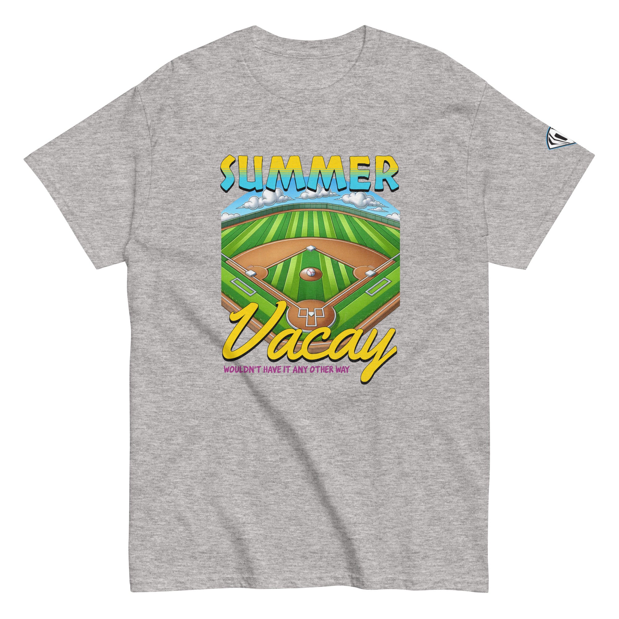 Collection of Summer Vacation Baseball T-Shirt in a gallery layout