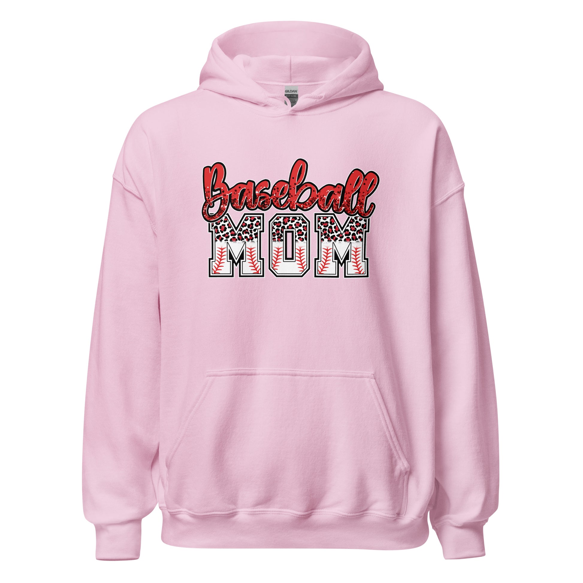 Baseball Mom Leopard Hoodie