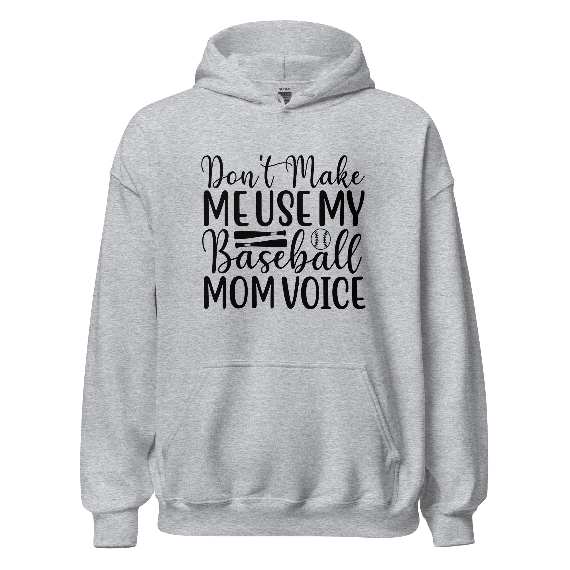 Collection of Baseball Mom Voice Hoodie in a gallery layout