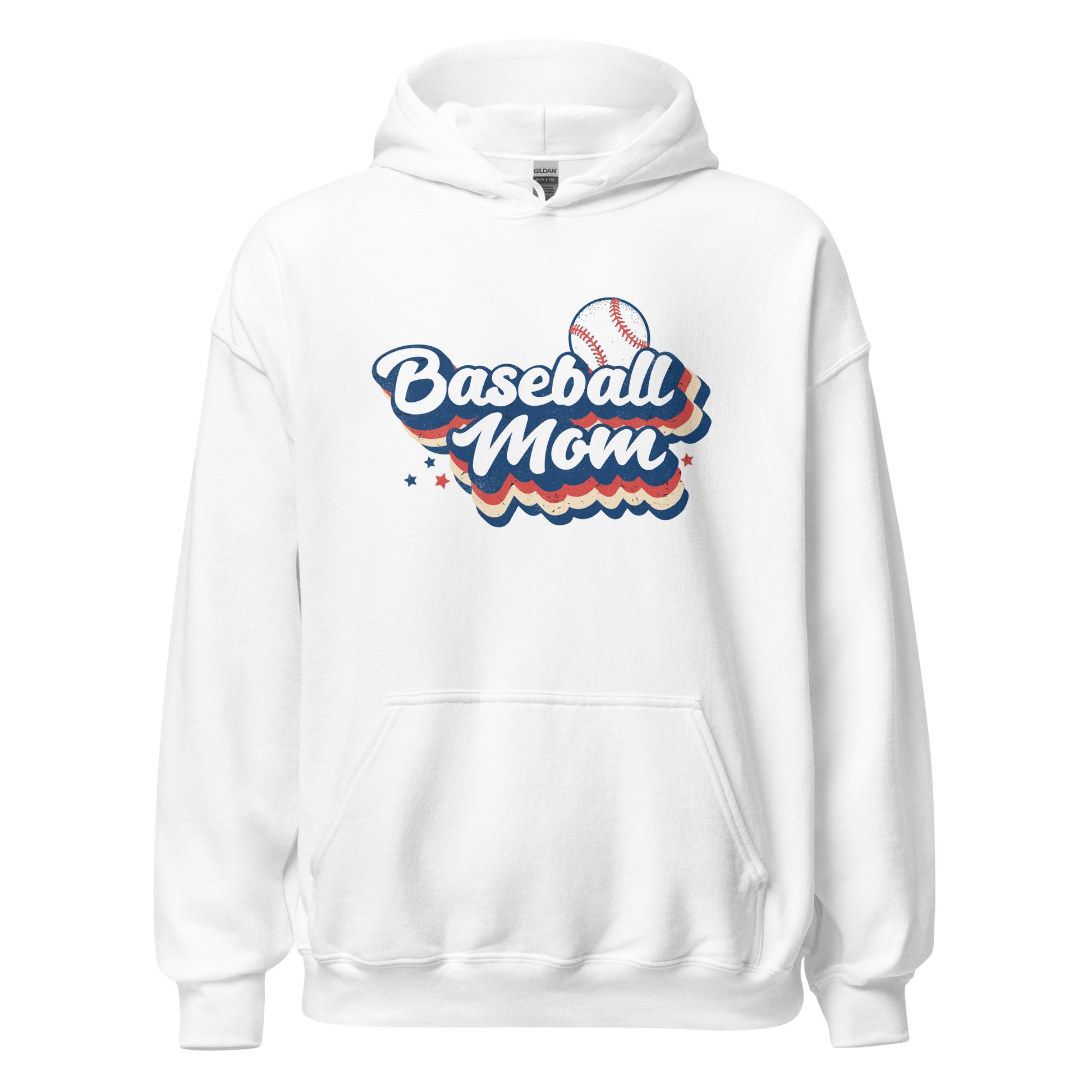 Baseball Mom Retro Hoodie