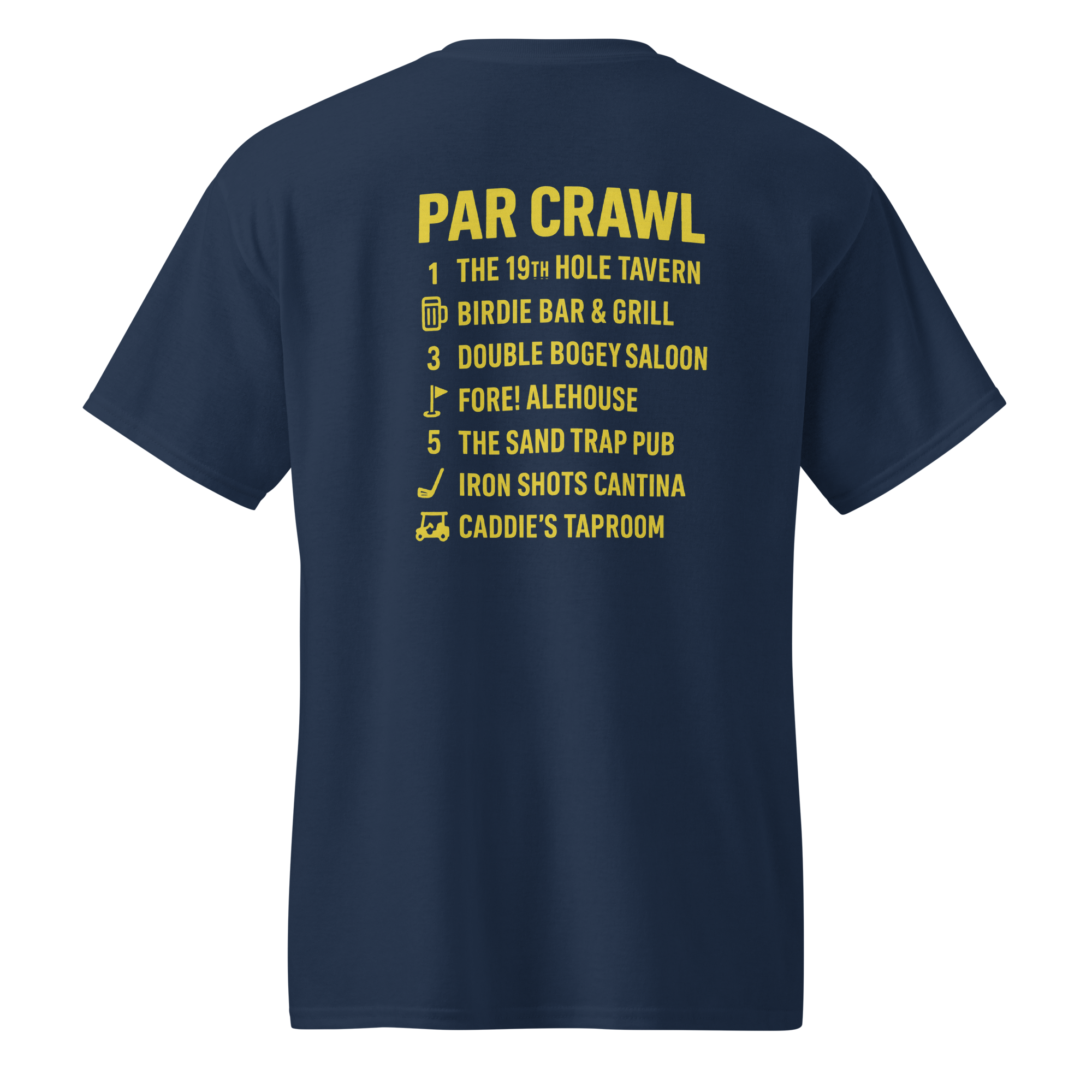 Collection of Par Crawl Golf T Shirt in a gallery layout