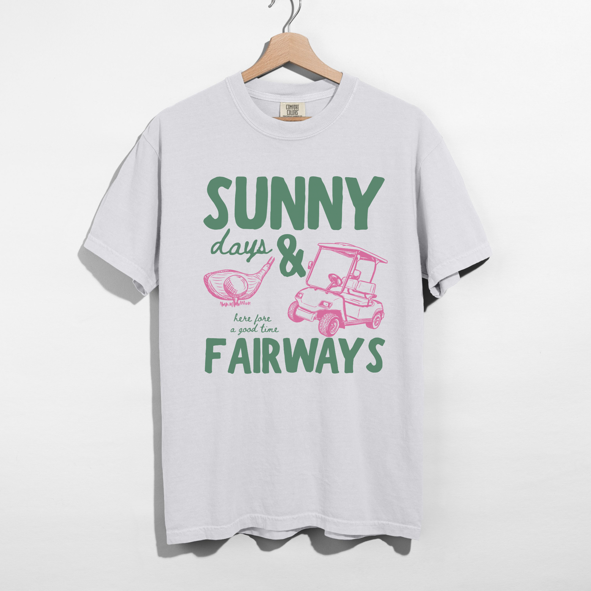 Collection of Sunny Fairways Graphic Tee in a gallery layout