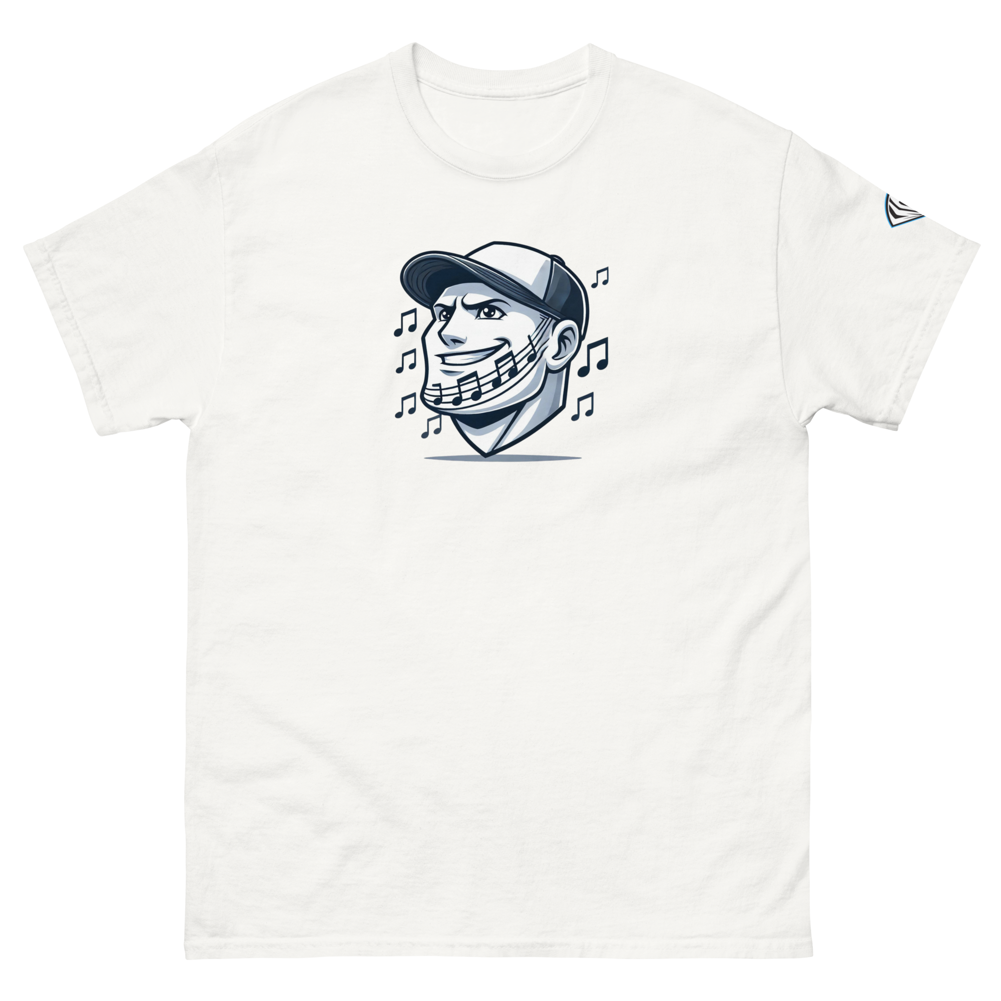 Collection of white chin music baseball tee in a gallery layout